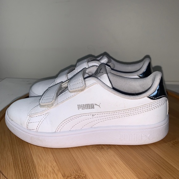 PUMA KIDS SMASH V2 LEATHER Sneakers - Picture 4 of 9